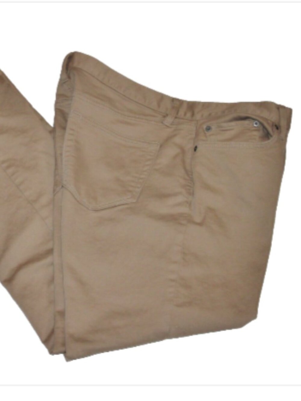 Banana Republic 5 Pocket Traveler Pants, Slim, 35 X32 Khaki Beige